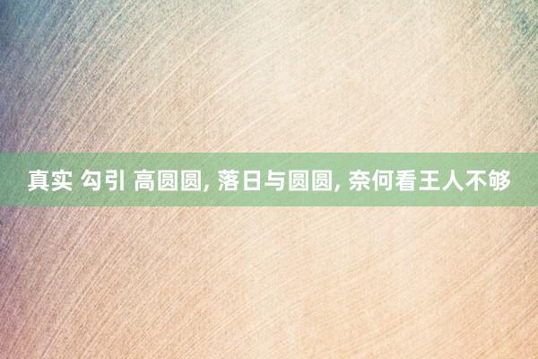 真实 勾引 高圆圆， 落日与圆圆， 奈何看王人不够